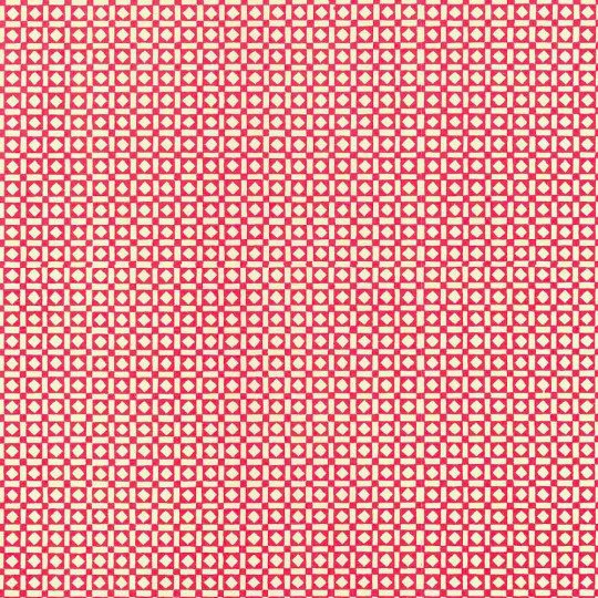 Red Geometric Squares Renaissance Print Italian Paper ~ Carta Varese Italy